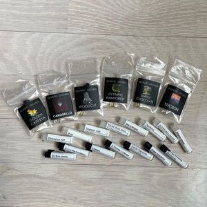 High end perfume samples